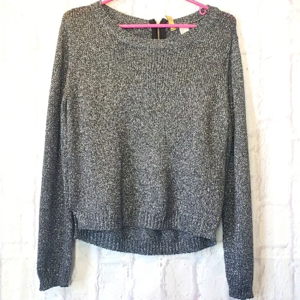 DIVIDED BY H&M Metallic Lightweight Knit Sweater 8